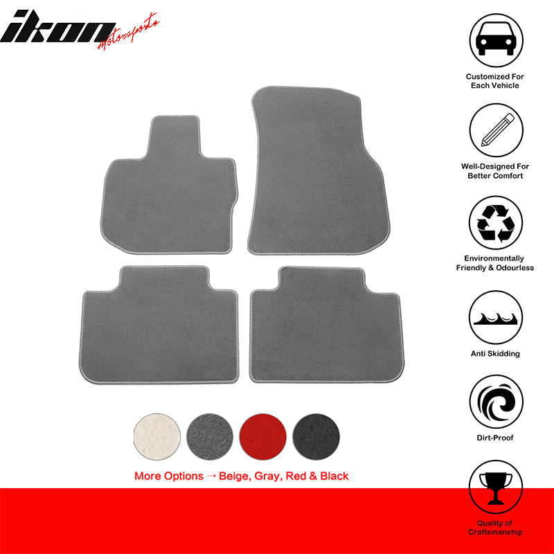 2018-2024 BMW G01 X3 G02 X4 Floor Mats Nylon Front Rear Row Carpet 4PC