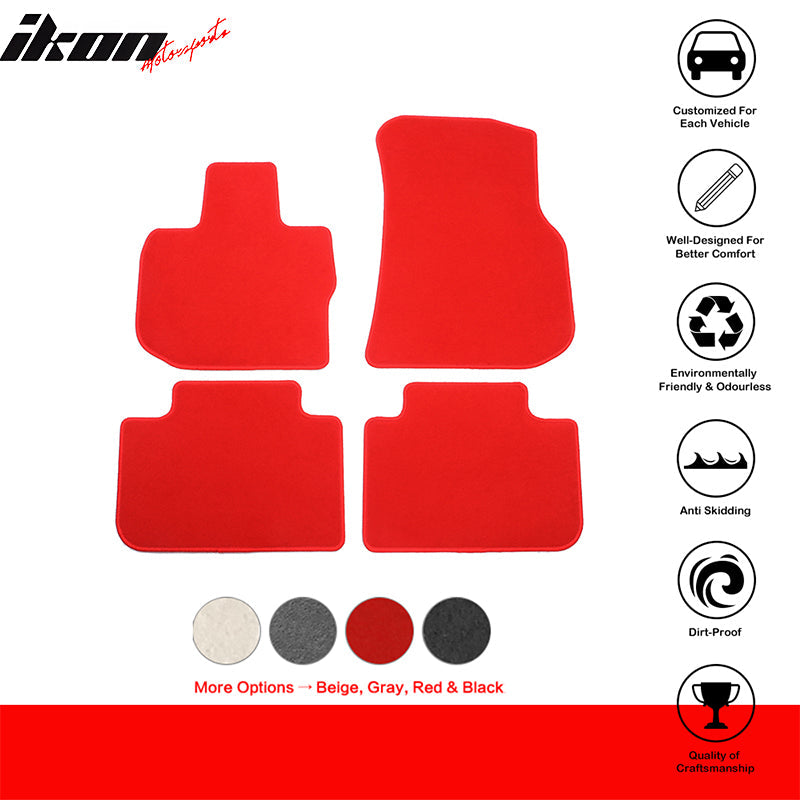 2018-2024 BMW G01 X3 G02 X4 Floor Mats Nylon Front Rear Row Carpet 4PC