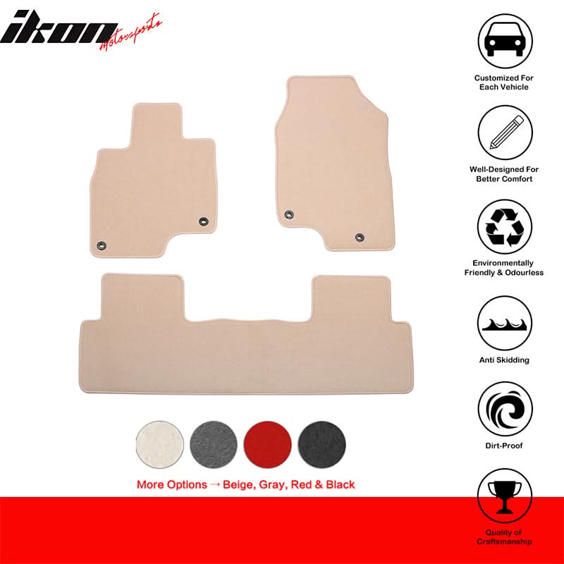 2019-2024Â Acura RDX 4DR OE Front Rear Floor Mat Carpet Nylon