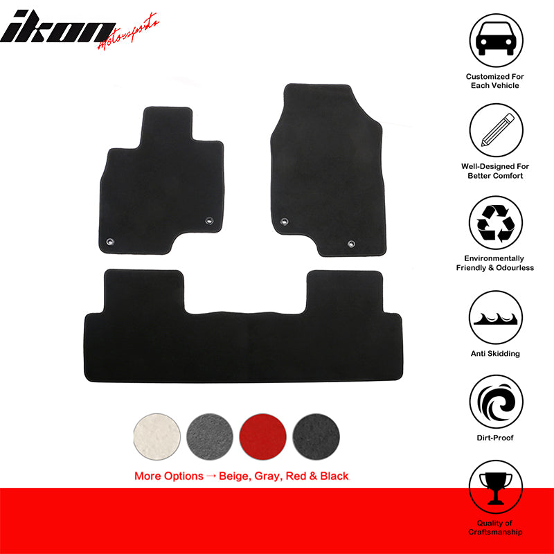 2019-2024Â Acura RDX 4DR OE Front Rear Floor Mat Carpet Nylon