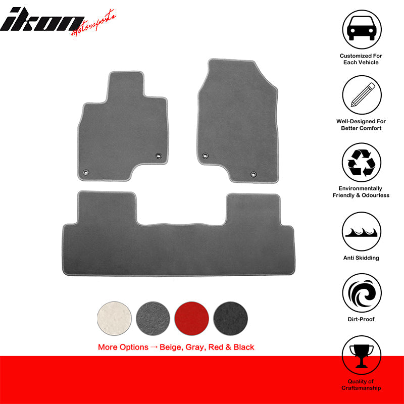 2019-2024Â Acura RDX 4DR OE Front Rear Floor Mat Carpet Nylon