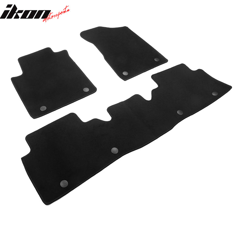 2017-2023 Nissan Armada INFINITI QX80 OE Black Floor Mat Carpets Nylon