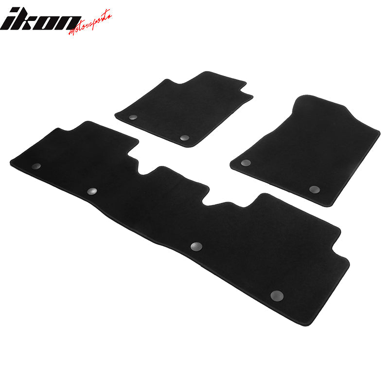 2017-2023 Nissan Armada INFINITI QX80 OE Black Floor Mat Carpets Nylon