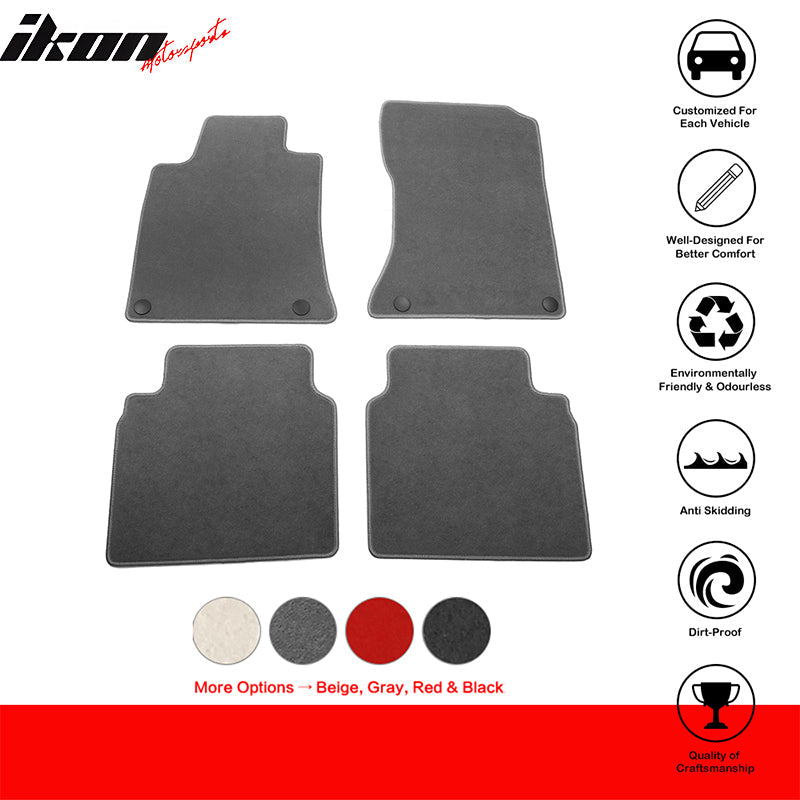 2019-2024Â Nissan Altima 4DR OE Gray Front Rear Floor Mat Carpet Nylon