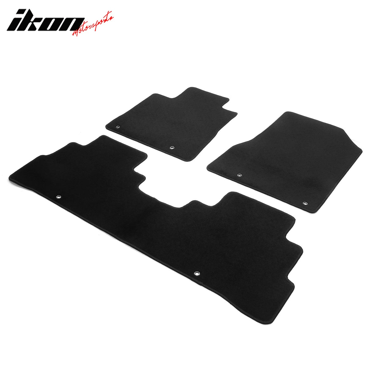 2015-2024 Nissan Murano 4DR OE Black Front Rear Floor Mat Carpet Nylon