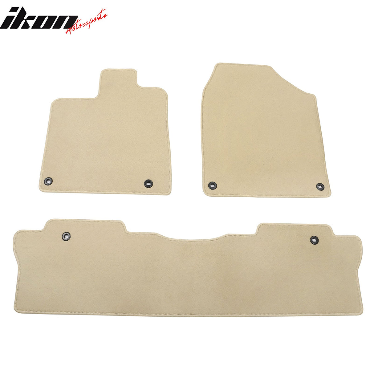 2017-2024 Honda Ridgeline OE Beige Front Rear Floor Mat Carpet Nylon