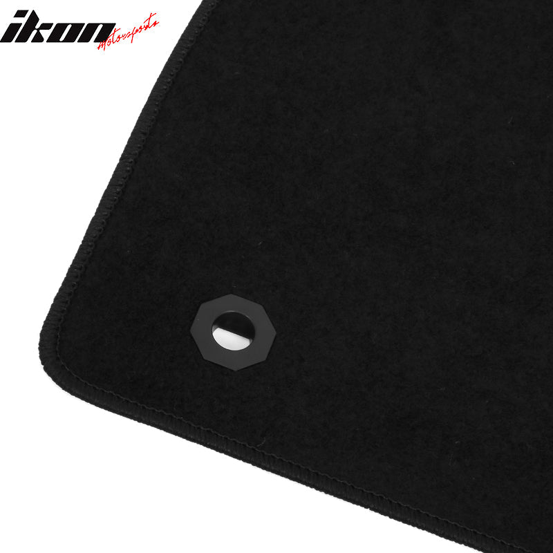 2023-2024 Toyota bZ4X & Subaru Solterra 4PCS Black Floor Mats Nylon