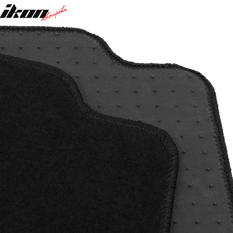 2023-2024 Toyota bZ4X & Subaru Solterra 4PCS Black Floor Mats Nylon