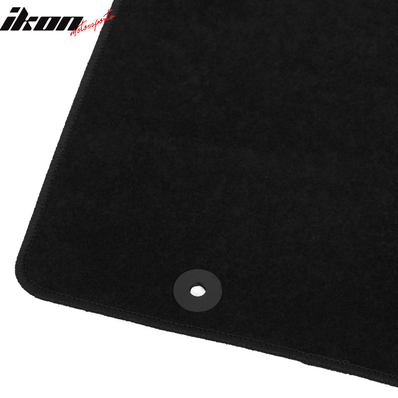 2017-2023 Maserati Levante 4PCS Black Front Floor Mats Carpets Nylon