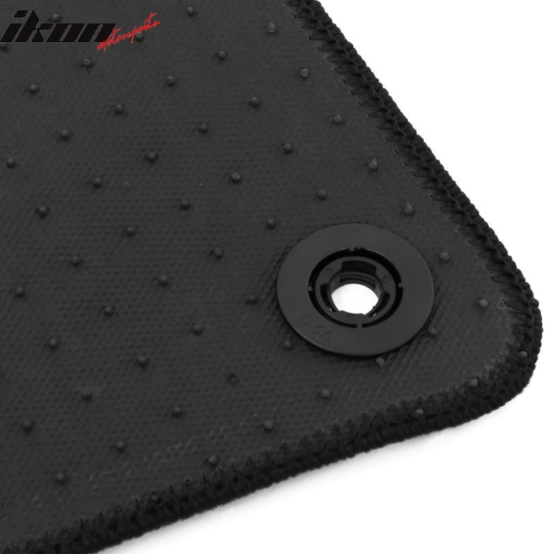 2017-2023 Maserati Levante 4PCS Black Front Floor Mats Carpets Nylon