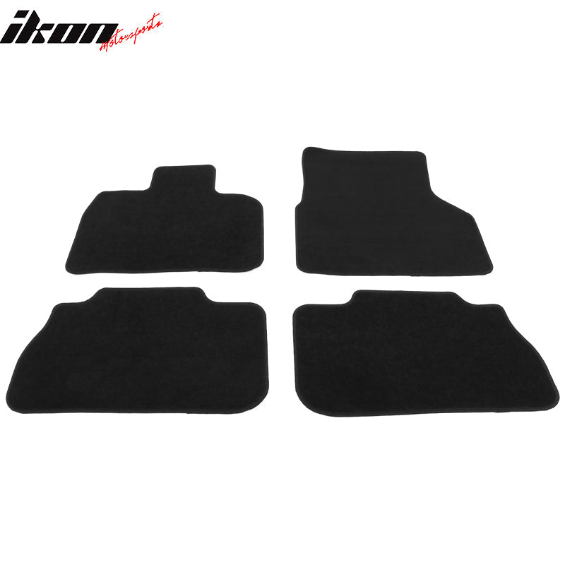 2022-2024 BMW I20 iX 4PCS Black Front Rear Floor Mats Carpets Nylon