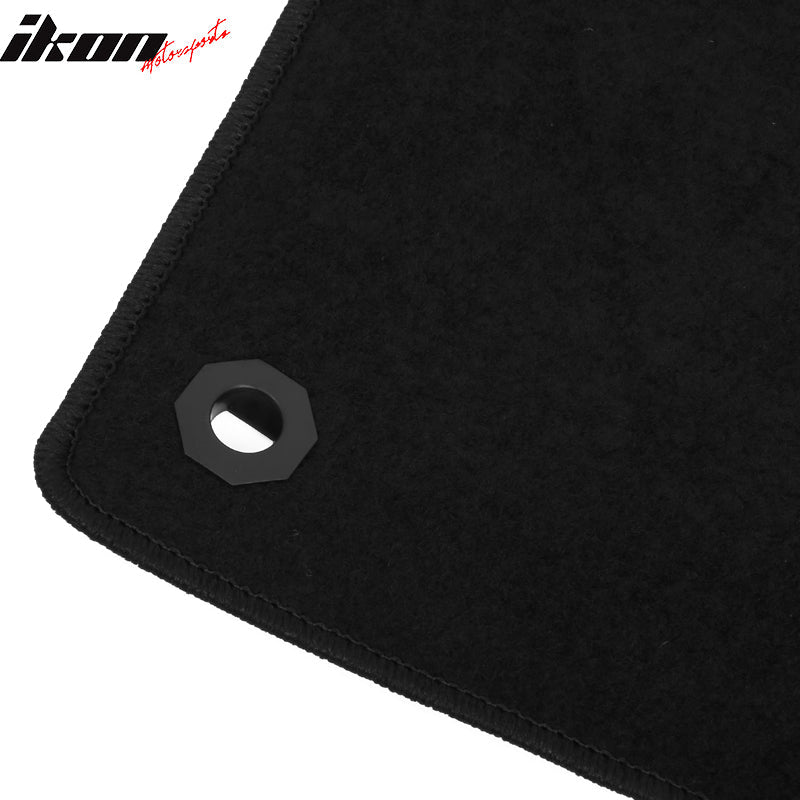 2023-2024 Toyota Prius Prime 4PCS Black Front Floor Mats Carpets Nylon