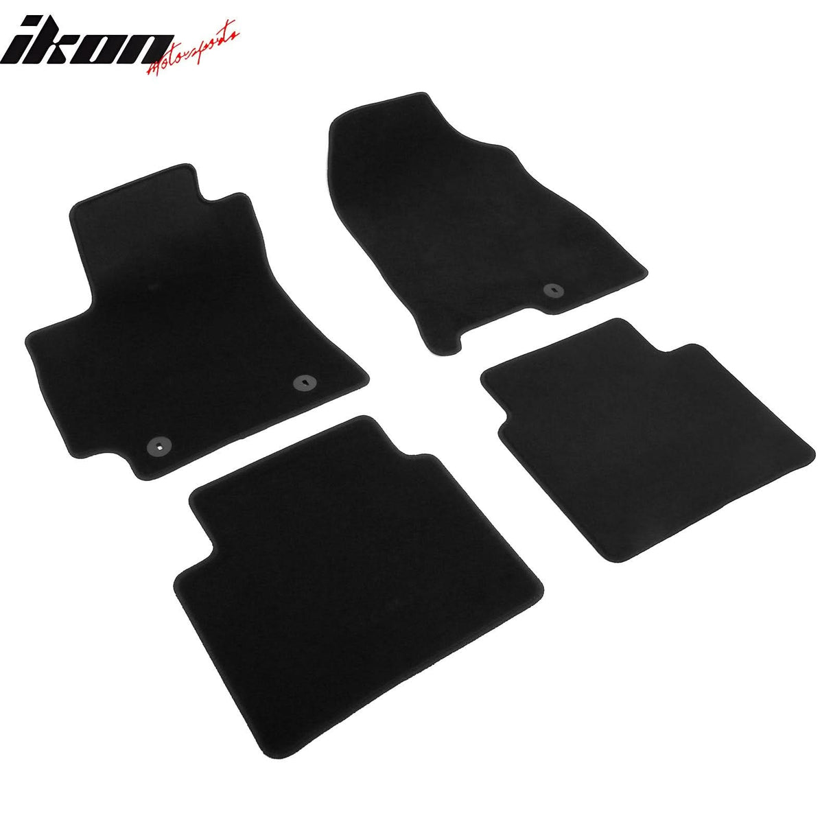 2024-2025 Hyundai Kona Gas Black Front Rear Floor Mats Nylon 4PCS