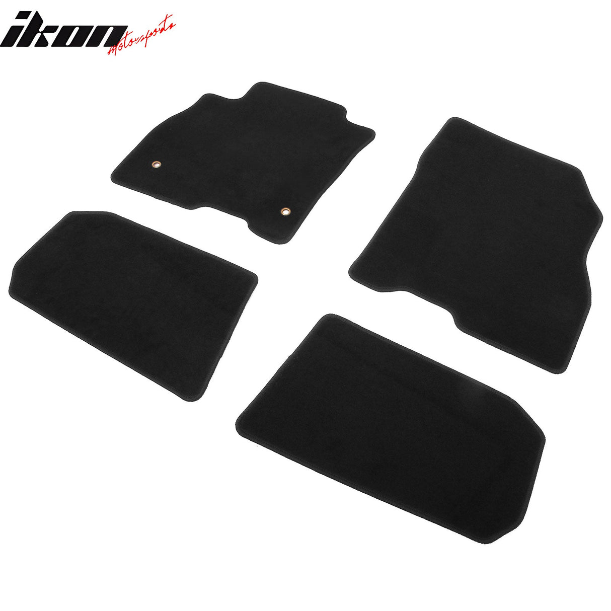 2018-2025 Nissan LEAF OE Black Front Rear Floor Mats Carpets Nylon