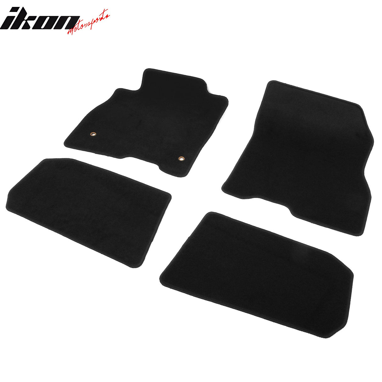 2018-2025 Nissan LEAF OE Black Front Rear Floor Mats Carpets Nylon