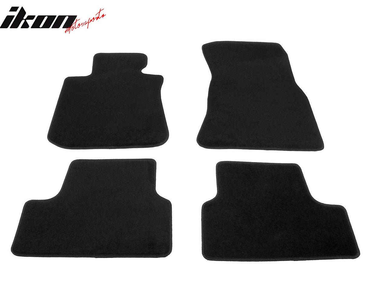2022-2025 BMW i4 G26 OE Black Front Rear Floor Mats Carpets Nylon 4PCS