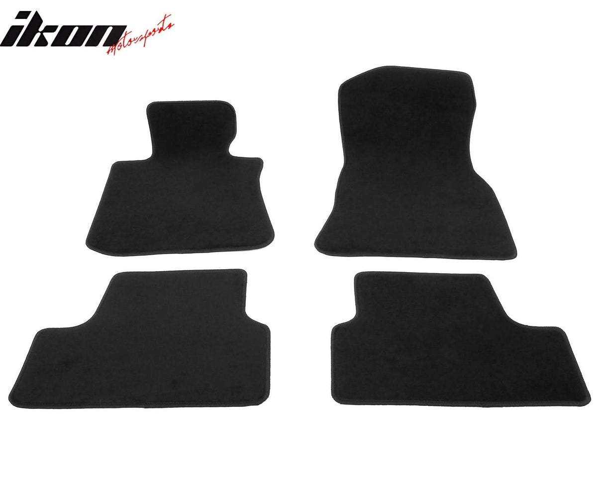 2022-2025 BMW i4 G26 OE Black Front Rear Floor Mats Carpets Nylon 4PCS