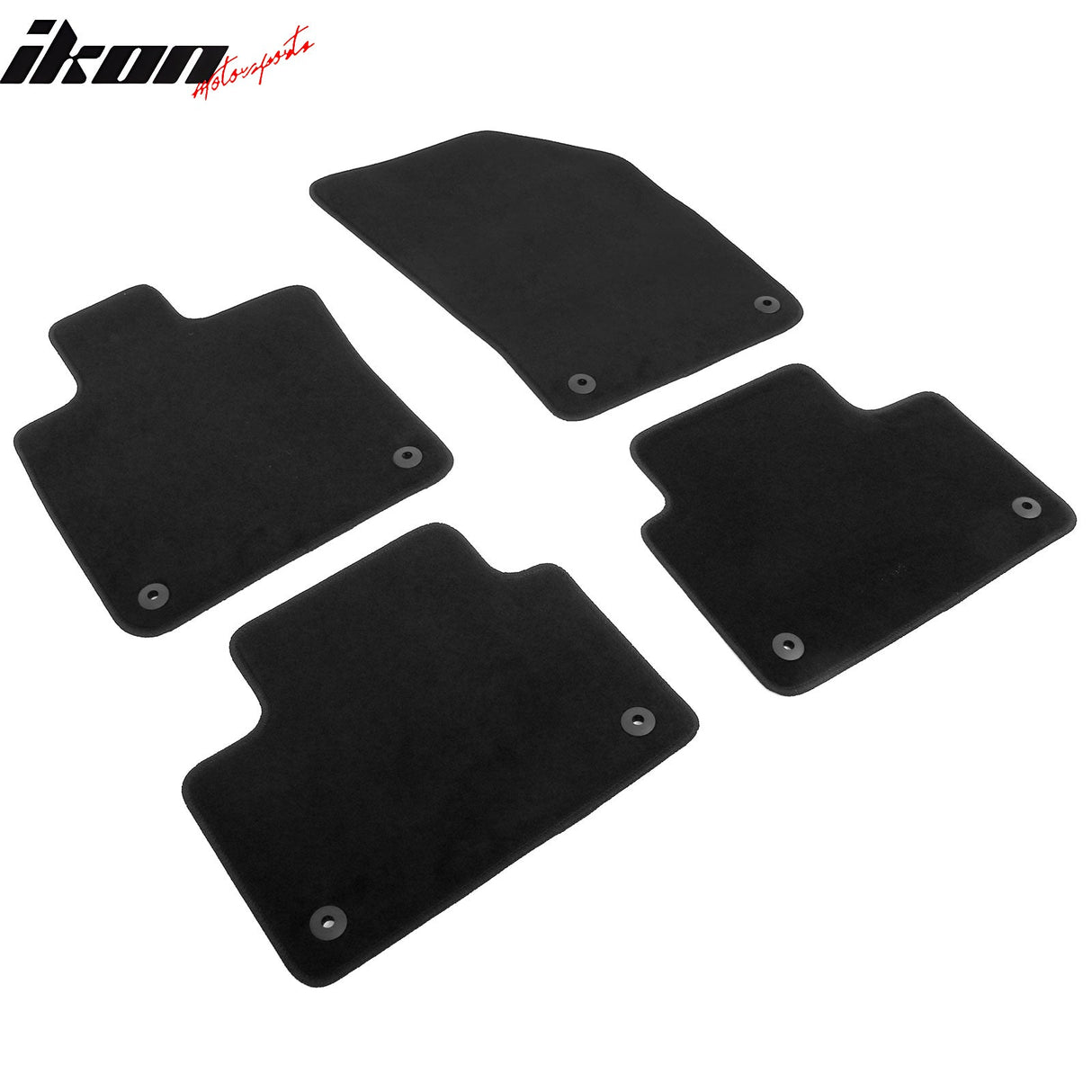 2019-2025 Volvo S60 / V60 / V60 Cross Country Black Floor Mats Nylon