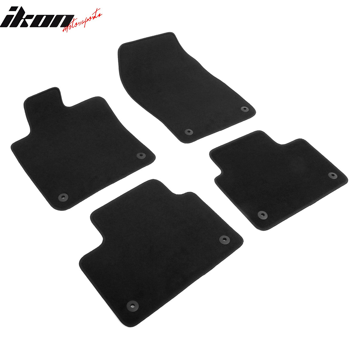2019-2025 Volvo S60 / V60 / V60 Cross Country Black Floor Mats Nylon