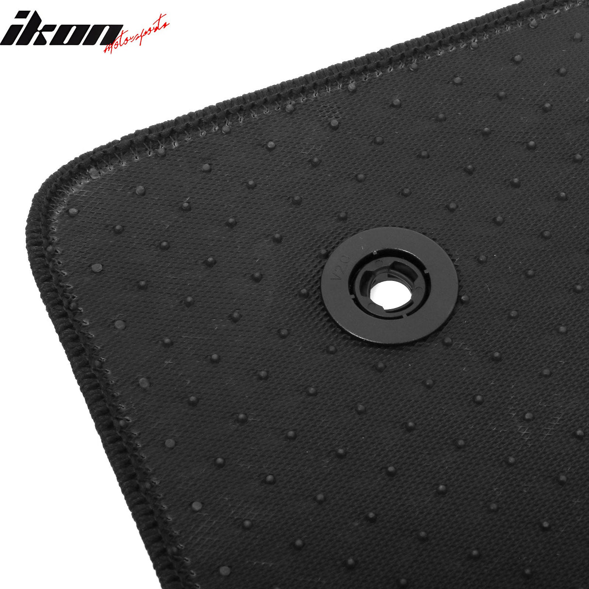 2018-2025 Alfa Romeo Stelvio Black Front Rear Floor Mats Nylon 4PCS