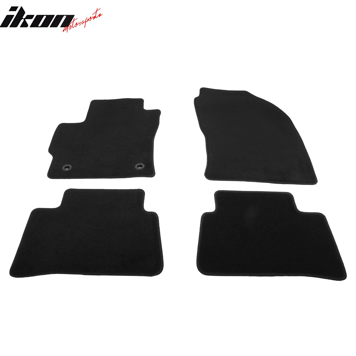 2022-2025 Toyota Corolla Cross GAS FWD Black Floor Mats Nylon 4PCS