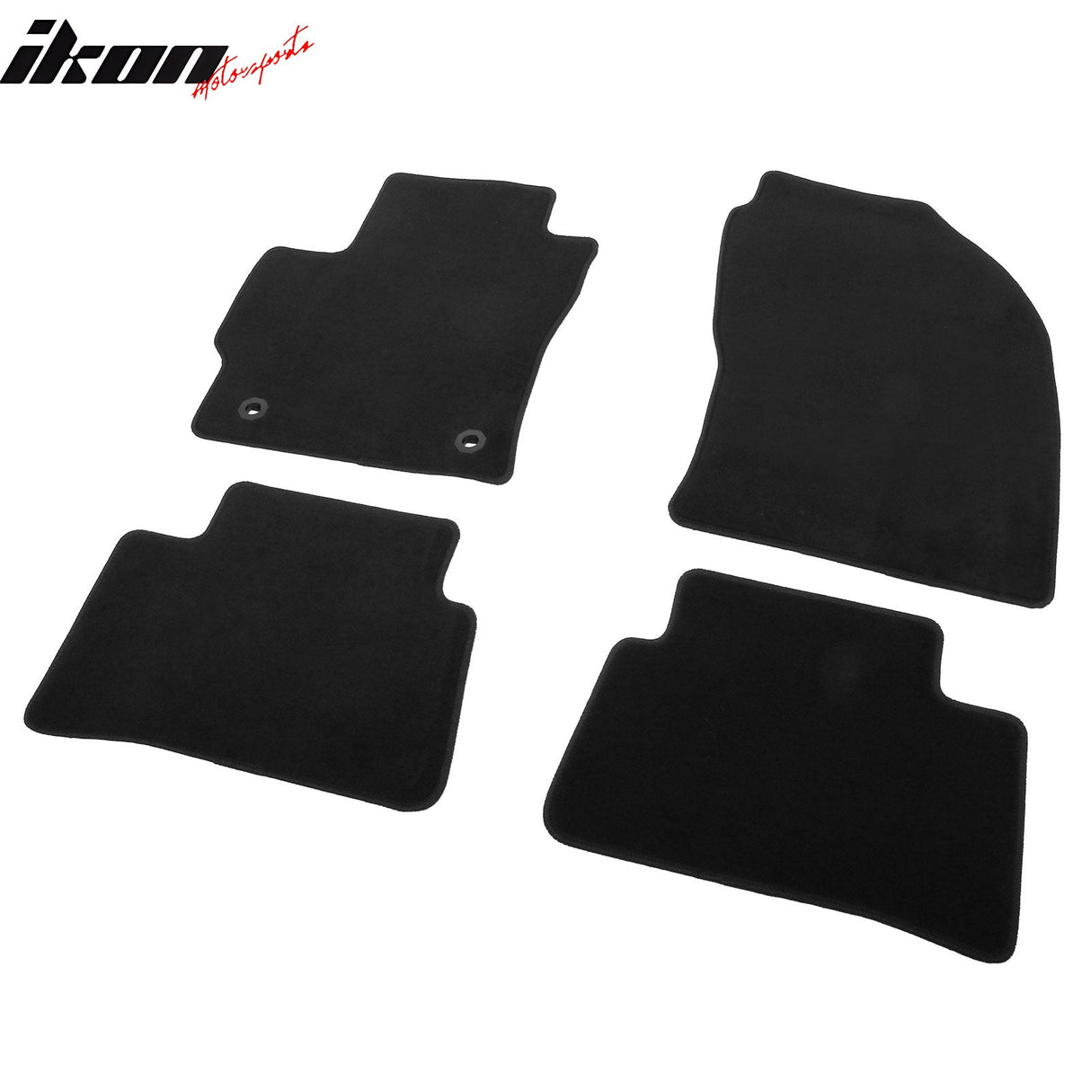 2022-2025 Toyota Corolla Cross GAS FWD Black Floor Mats Nylon 4PCS