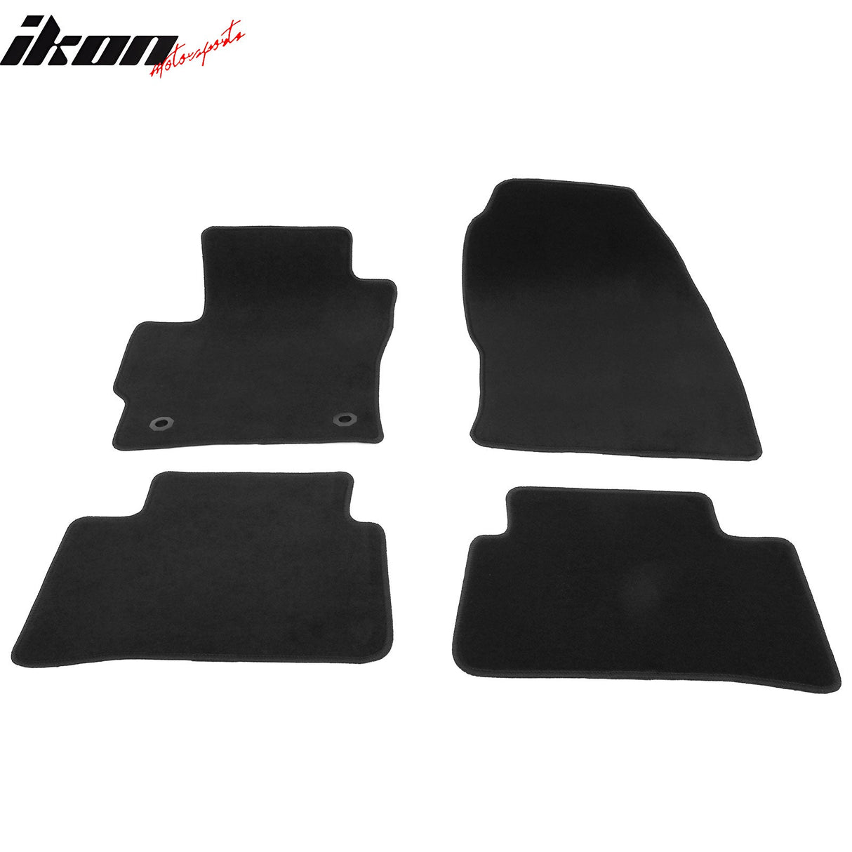 2022-2025 Toyota Corolla Cross GAS FWD Black Floor Mats Nylon 4PCS
