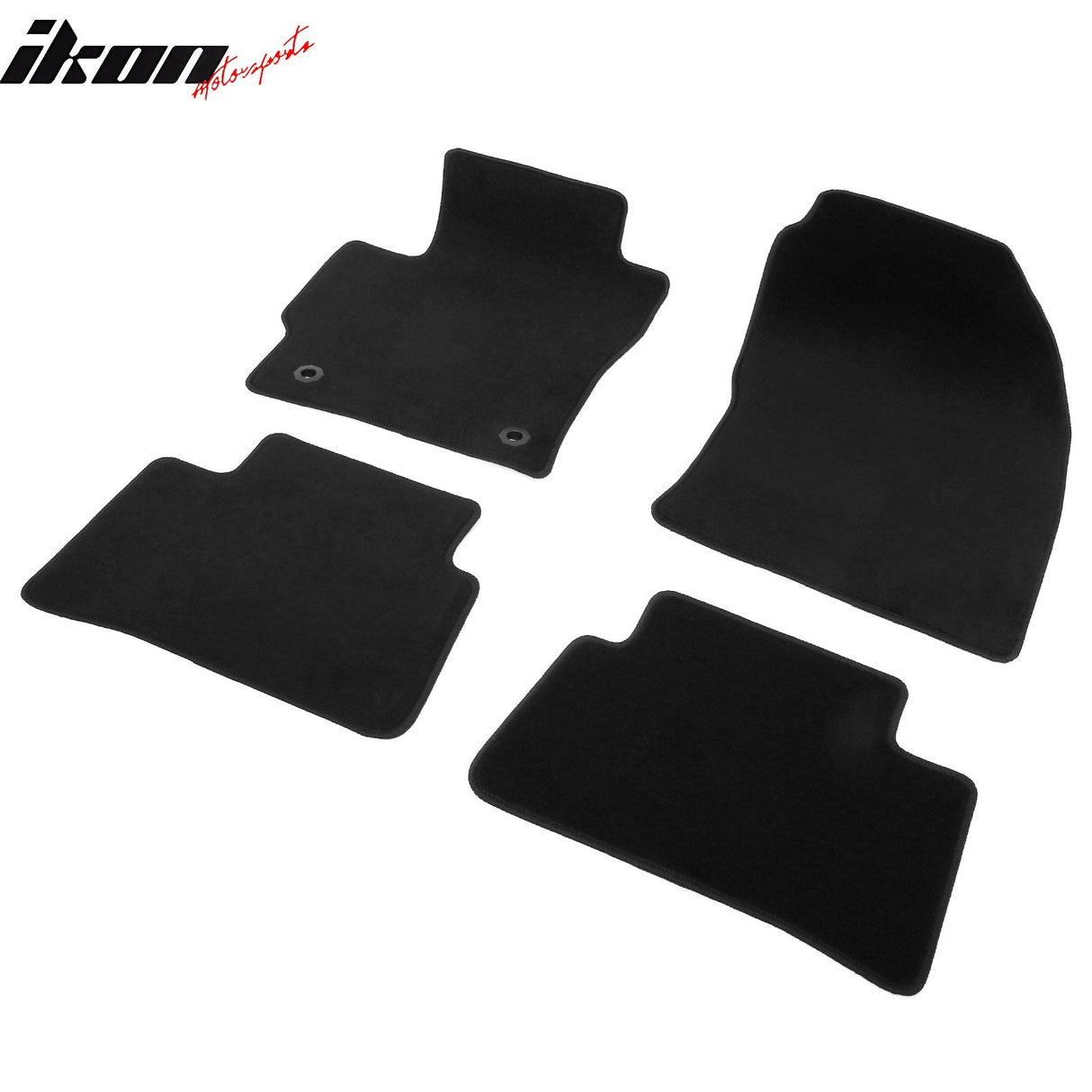 2022-2025 Toyota Corolla Cross GAS FWD Black Floor Mats Nylon 4PCS