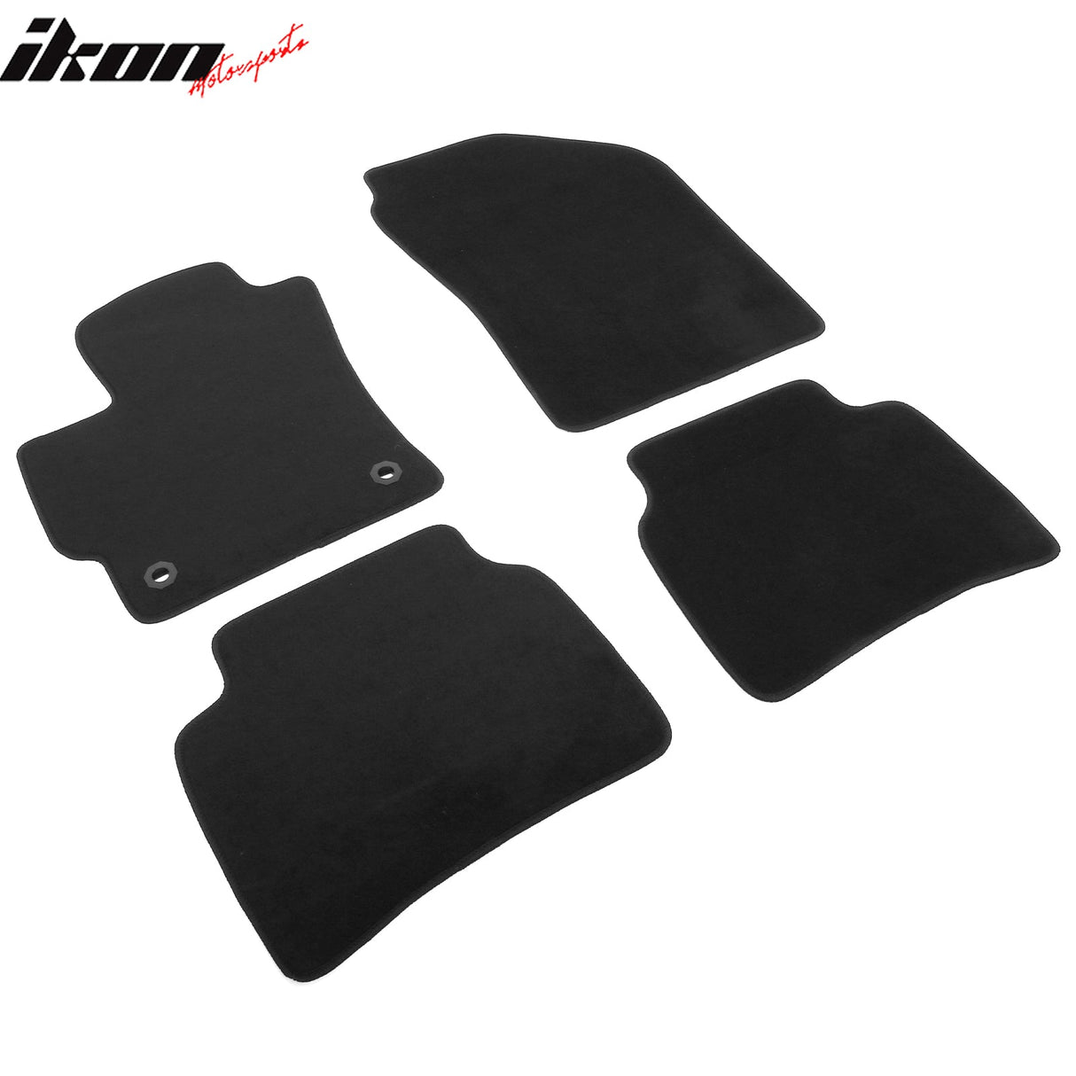 2020-2025 Toyota Corolla Sedan Black Front Rear Floor Mats Nylon 4PCS