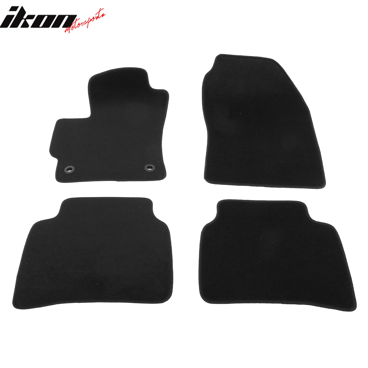 2020-2025 Toyota Corolla Sedan Black Front Rear Floor Mats Nylon 4PCS