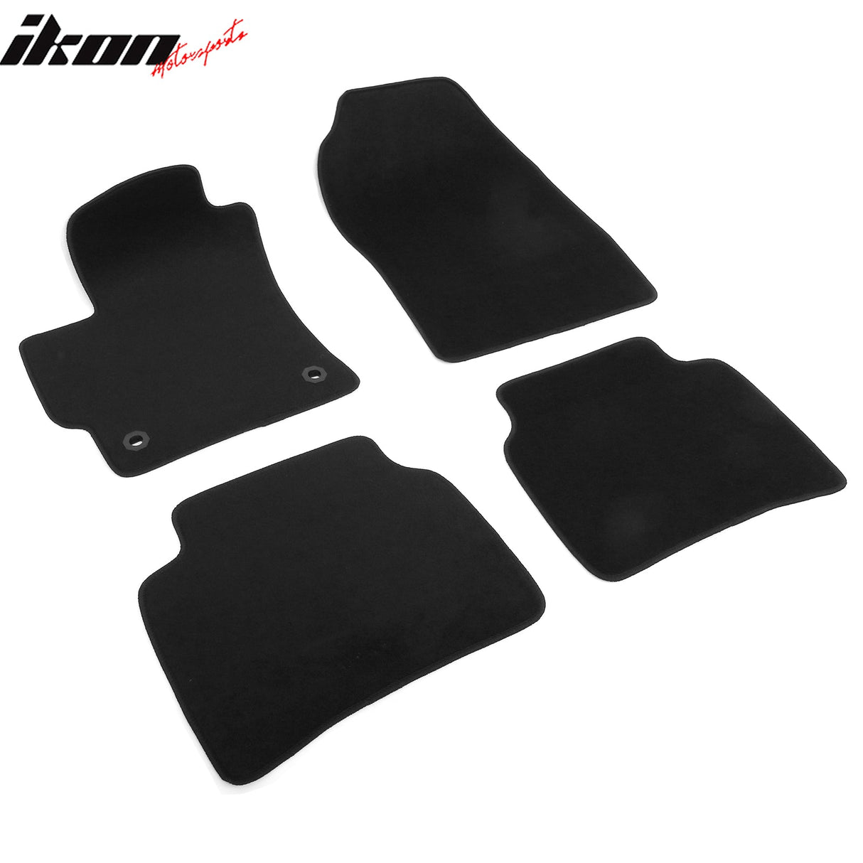 2020-2025 Toyota Corolla Sedan Black Front Rear Floor Mats Nylon 4PCS