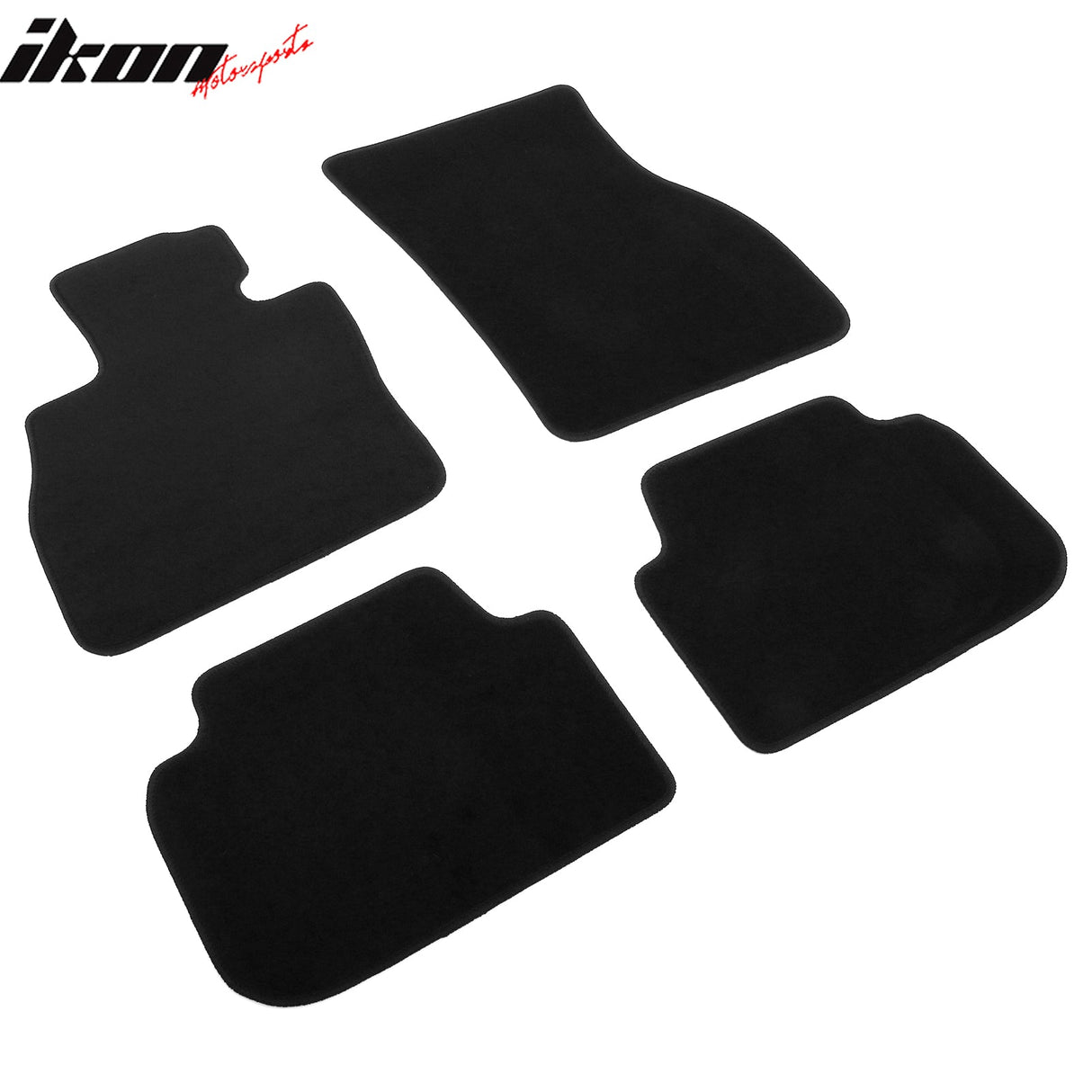 2016-2024 Mini Cooper Clubman F54 Black Front Rear Floor Mats Nylon