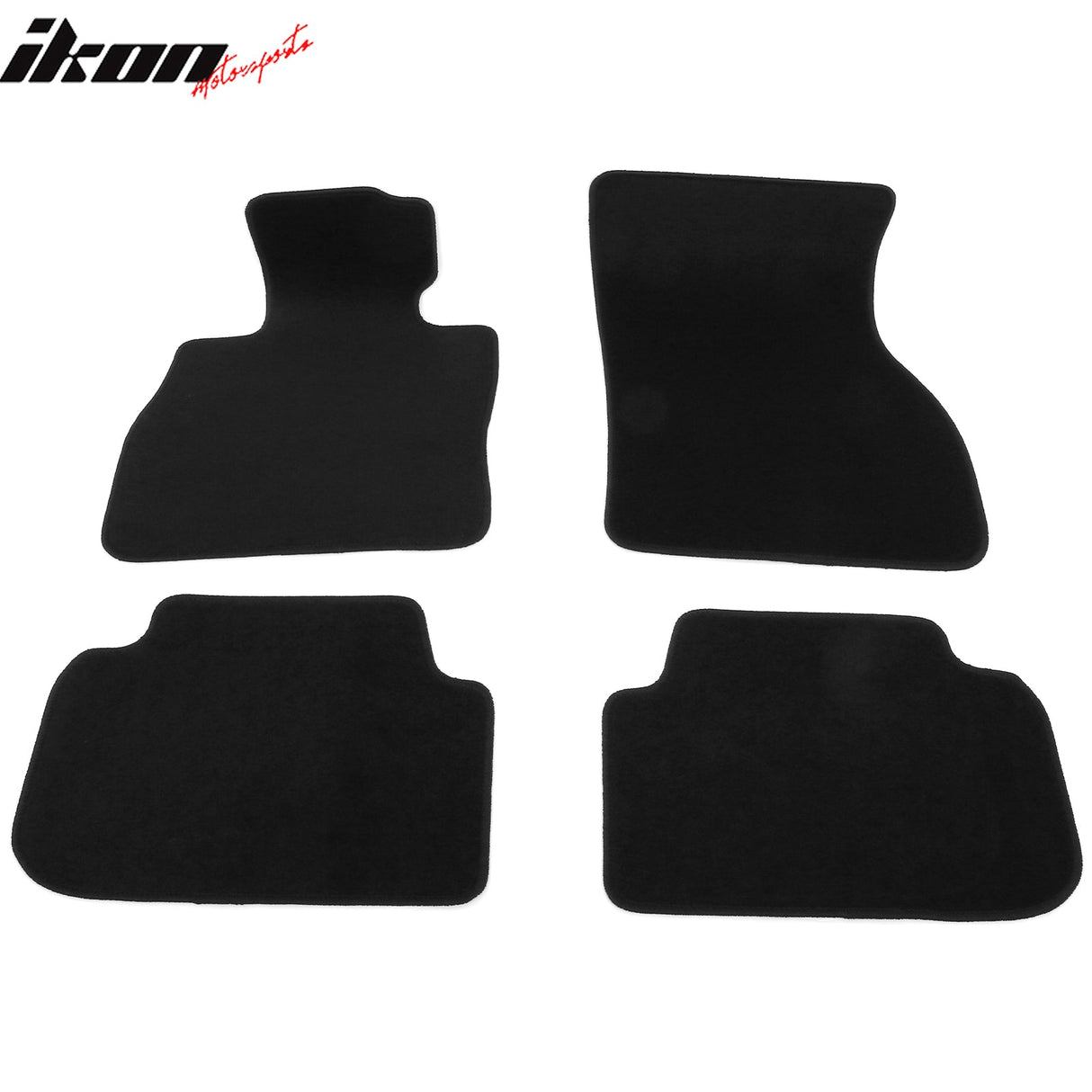 2016-2024 Mini Cooper Clubman F54 Black Front Rear Floor Mats Nylon