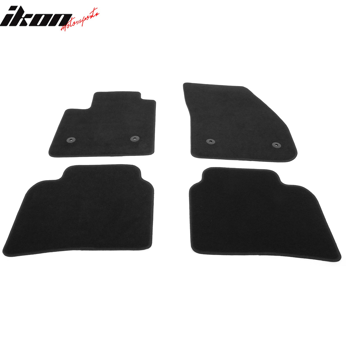 2019-2025 Cadillac XT4 OE Black Front Rear Floor Mats Carpets Nylon
