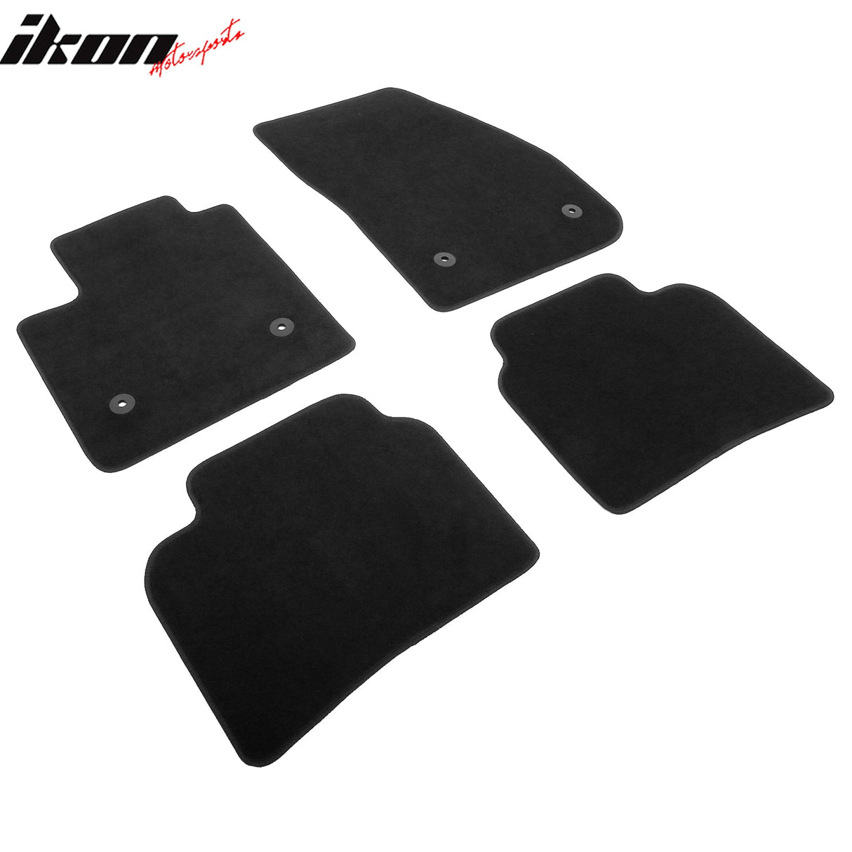 2019-2025 Cadillac XT4 OE Black Front Rear Floor Mats Carpets Nylon