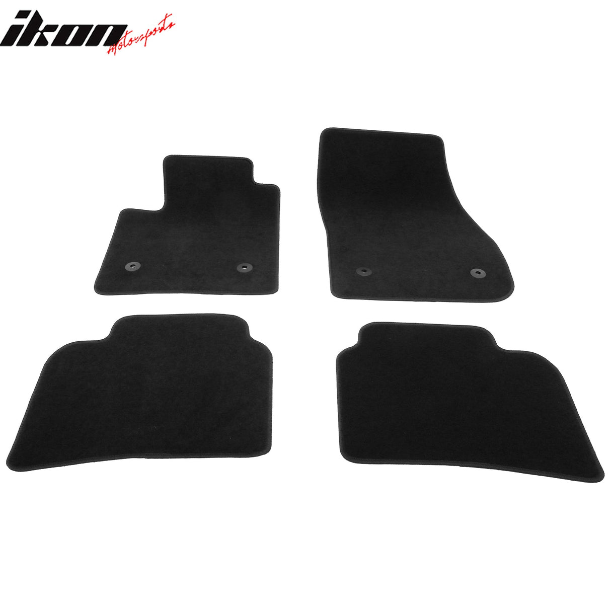2019-2025 Cadillac XT4 OE Black Front Rear Floor Mats Carpets Nylon