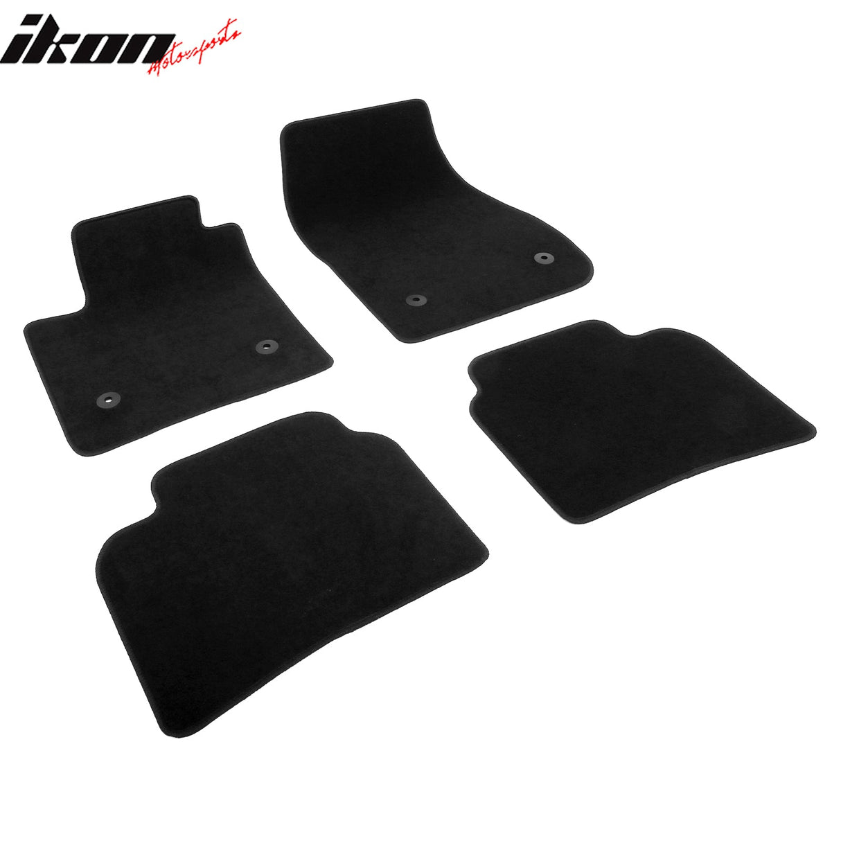 2019-2025 Cadillac XT4 OE Black Front Rear Floor Mats Carpets Nylon