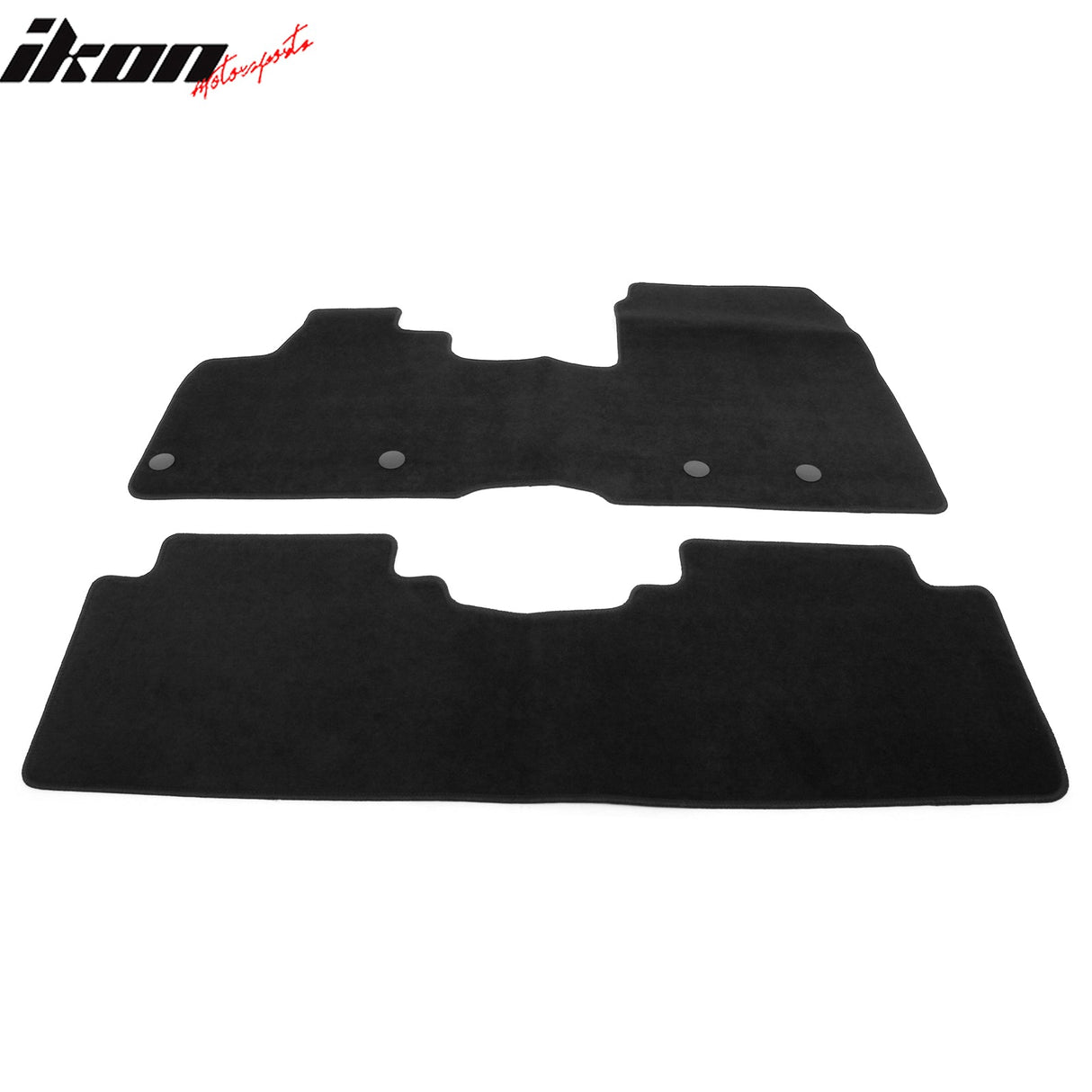 2023-2025 Nissan ARIYA OE Black Front Rear Floor Mats Carpets Nylon