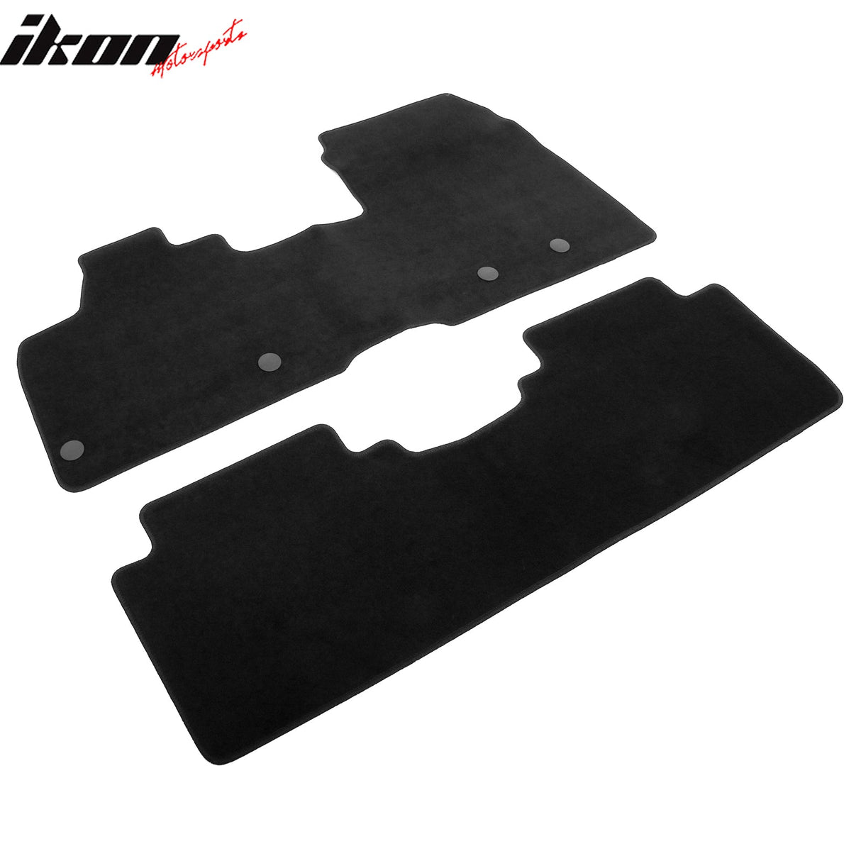 2023-2025 Nissan ARIYA OE Black Front Rear Floor Mats Carpets Nylon
