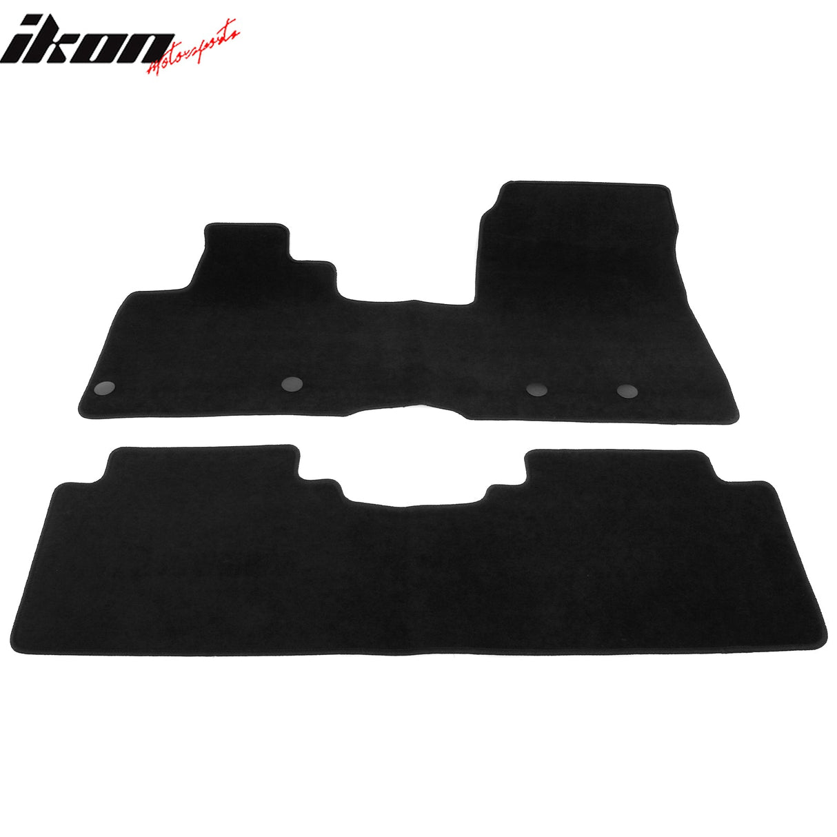 2023-2025 Nissan ARIYA OE Black Front Rear Floor Mats Carpets Nylon