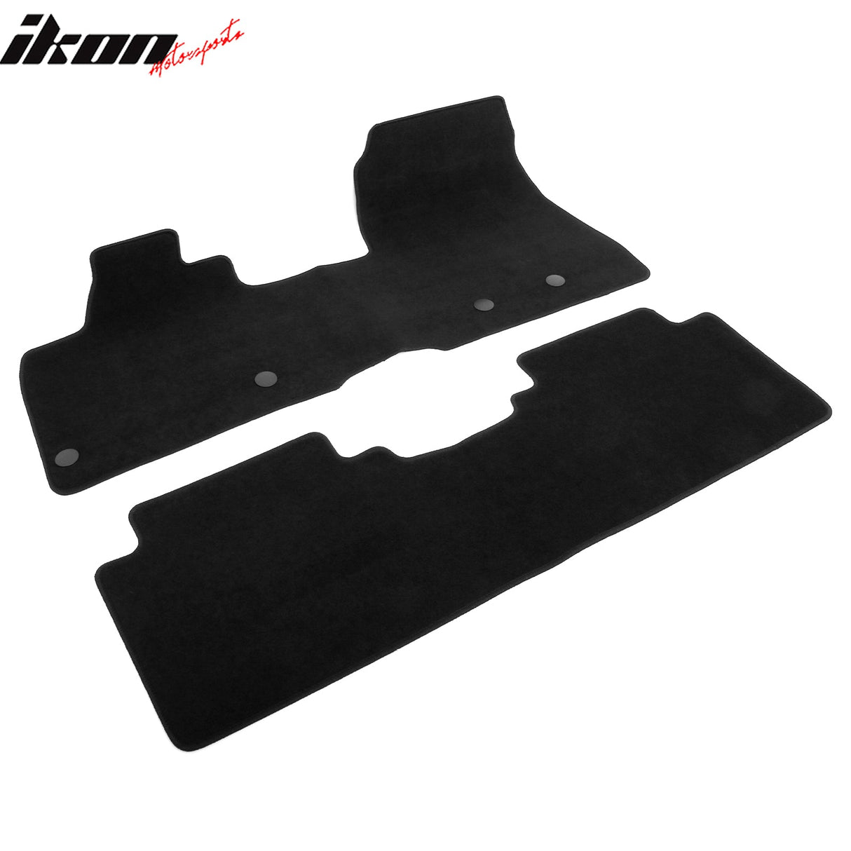 2023-2025 Nissan ARIYA OE Black Front Rear Floor Mats Carpets Nylon