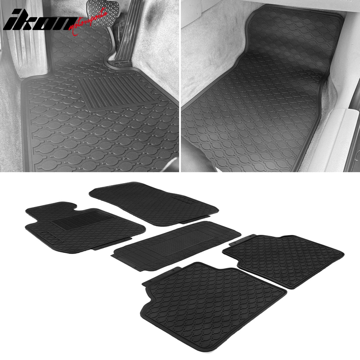 2012-18 BMW F30 3 Series & F80 M3 Sedan Heavy Duty Black Car Floor Mat