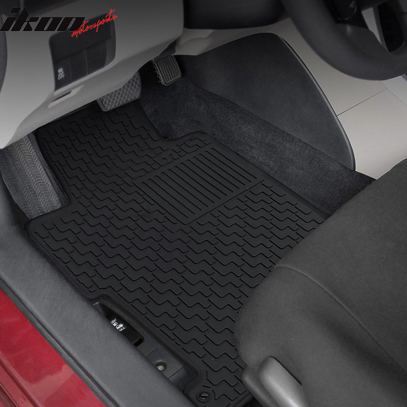 2008-2012 Honda Accord 4DR Latex Floor Mat All Weather Car Carpet