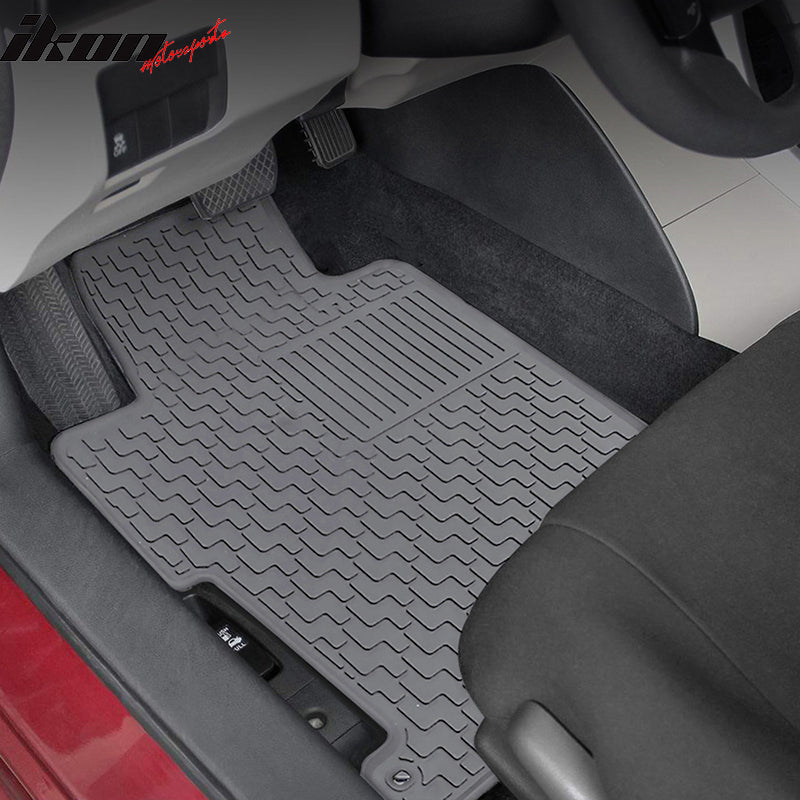 2008-2012 Honda Accord 4DR Latex Floor Mat All Weather Car Carpet