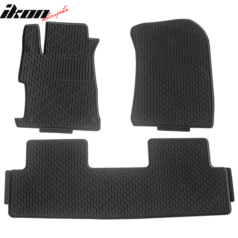2012-2015 Honda Civic Floor Mats Latex Rubber Front Second Row