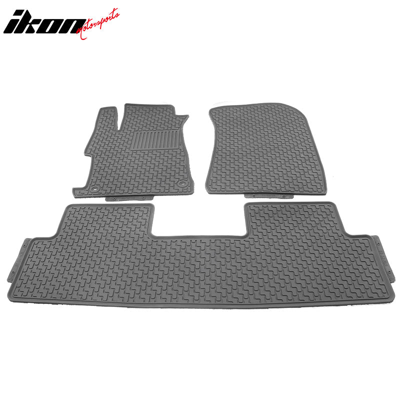 2012-2015 Honda Civic Floor Mats Latex Rubber Front Second Row