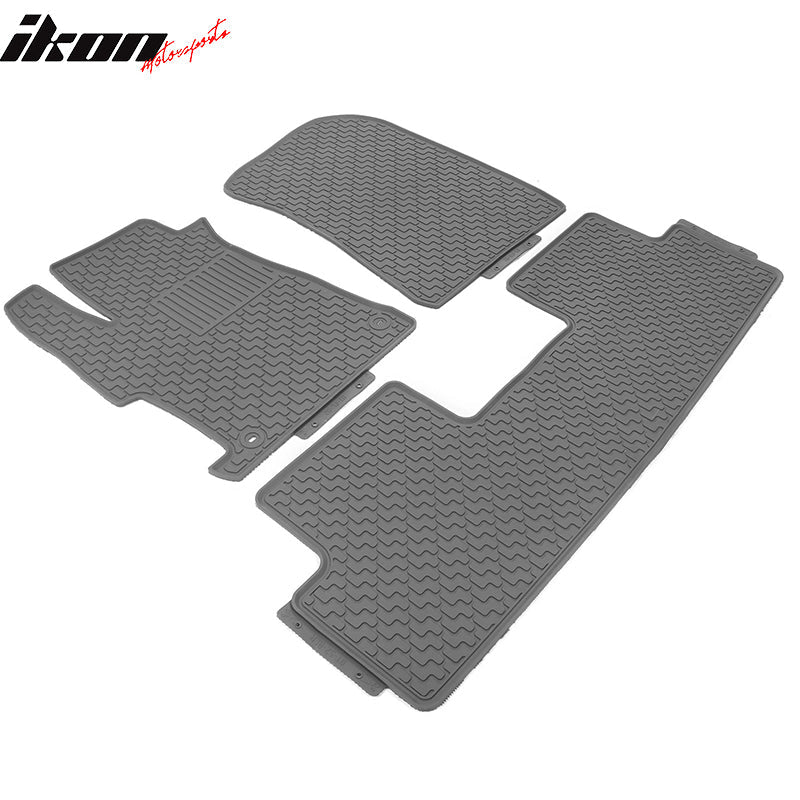 2012-2015 Honda Civic Floor Mats Latex Rubber Front Second Row