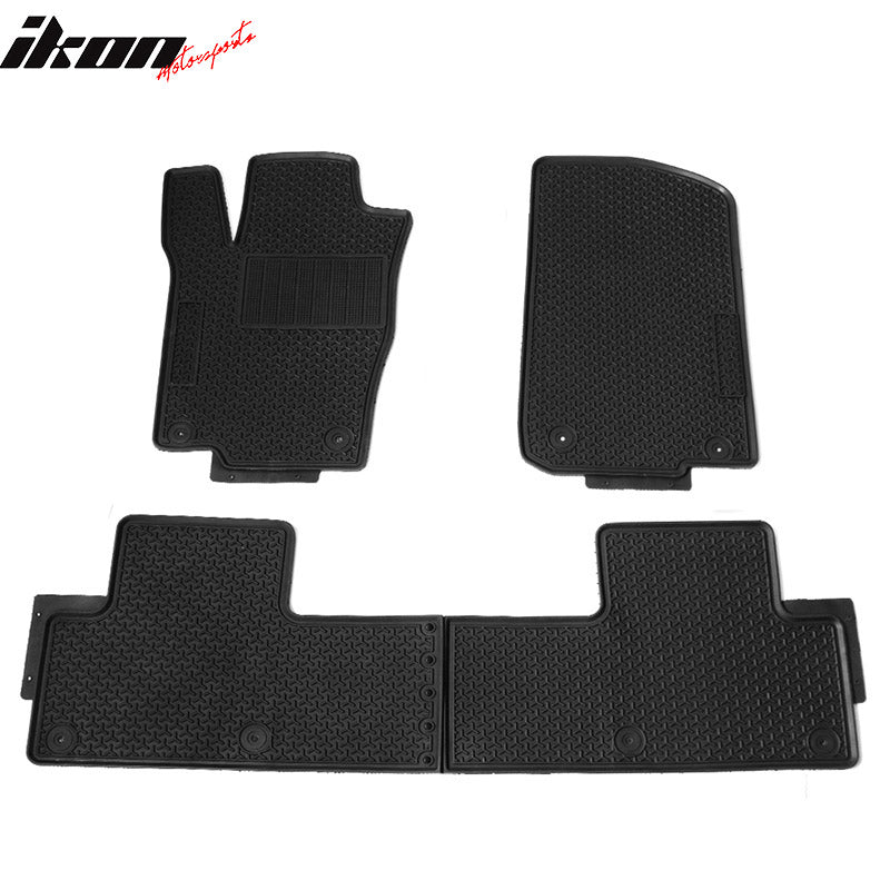 Car Floor Mat for 2012-15 Benz W166 ML Series 2016-2019 GLE Black 3PCS