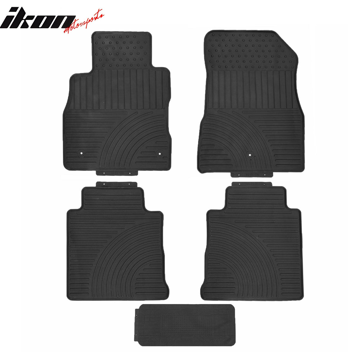 Car Floor Mat for 2018-2024 Nissan Kicks Heavy Duty Black Latex Carpet
