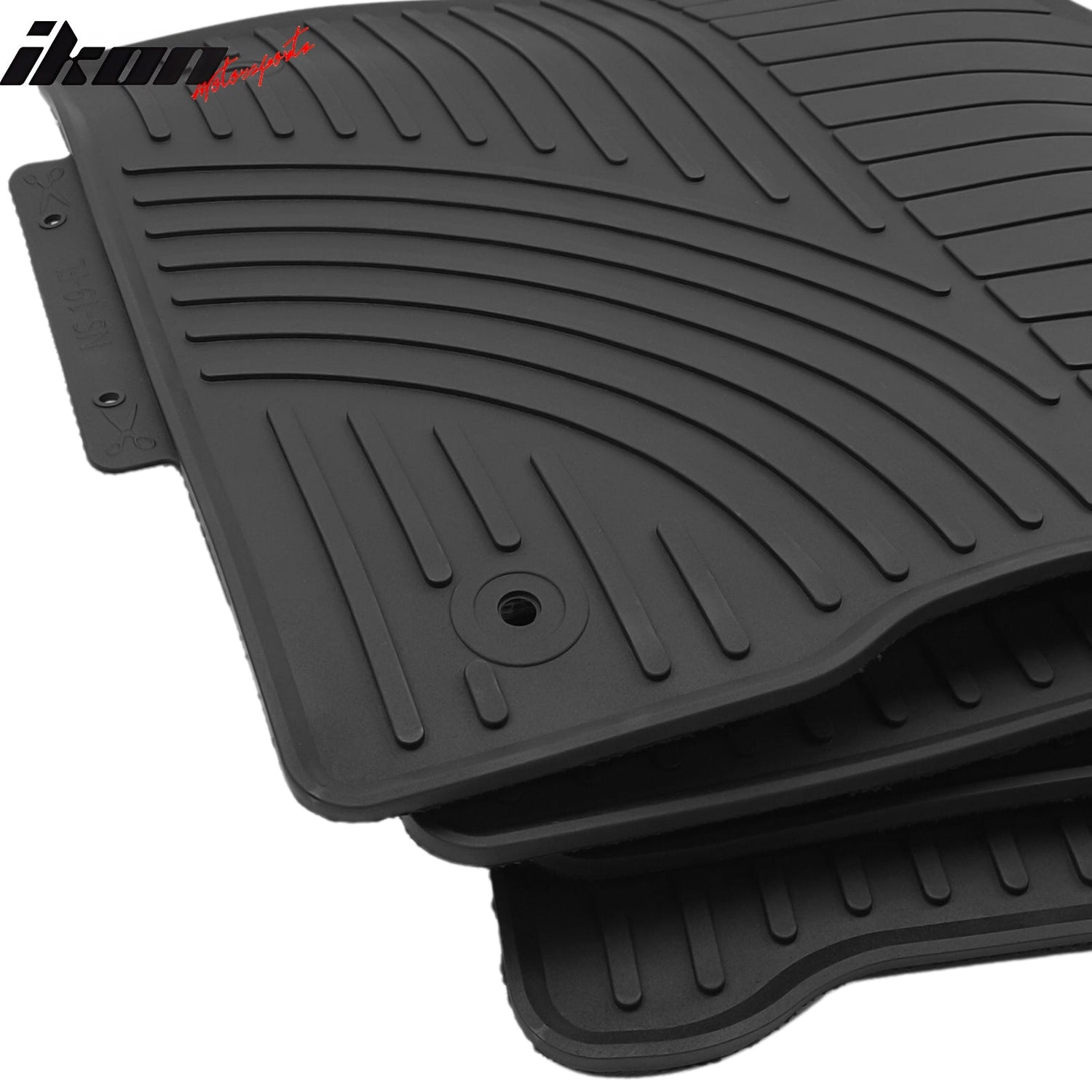 Car Floor Mat for 2018-2024 Nissan Kicks Heavy Duty Black Latex Carpet